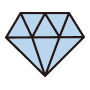 ダイヤモンドアイコン
